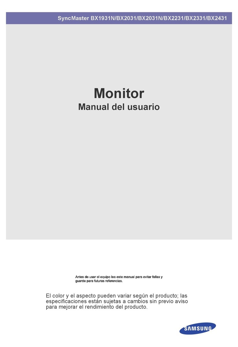 Samsung SyncMaster BX2031 User guide