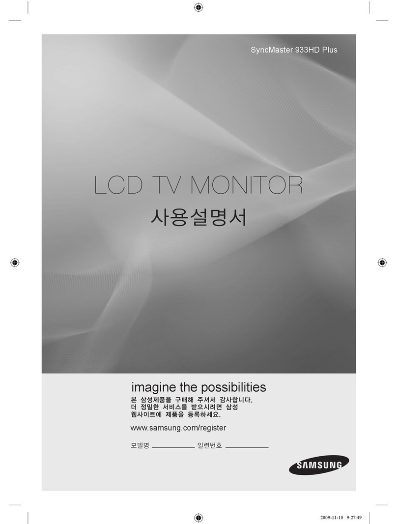 Samsung SyncMaster 933HD Plus User manual