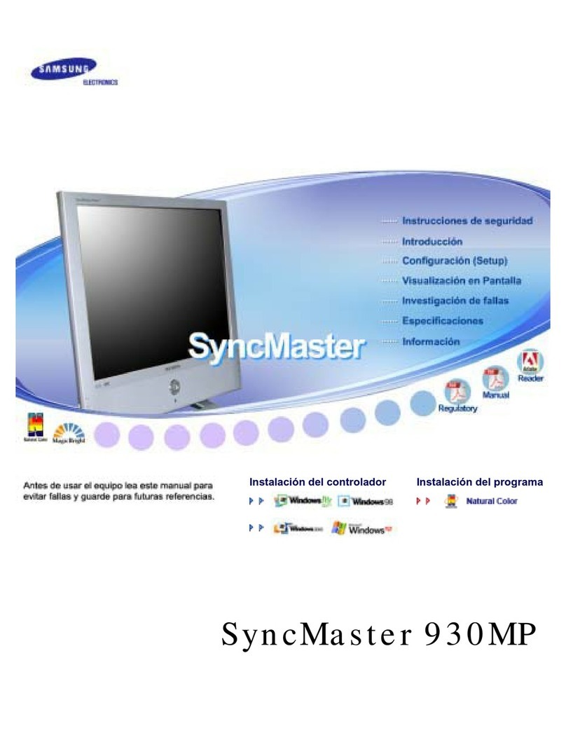 Samsung SyncMaster 930MP User manual