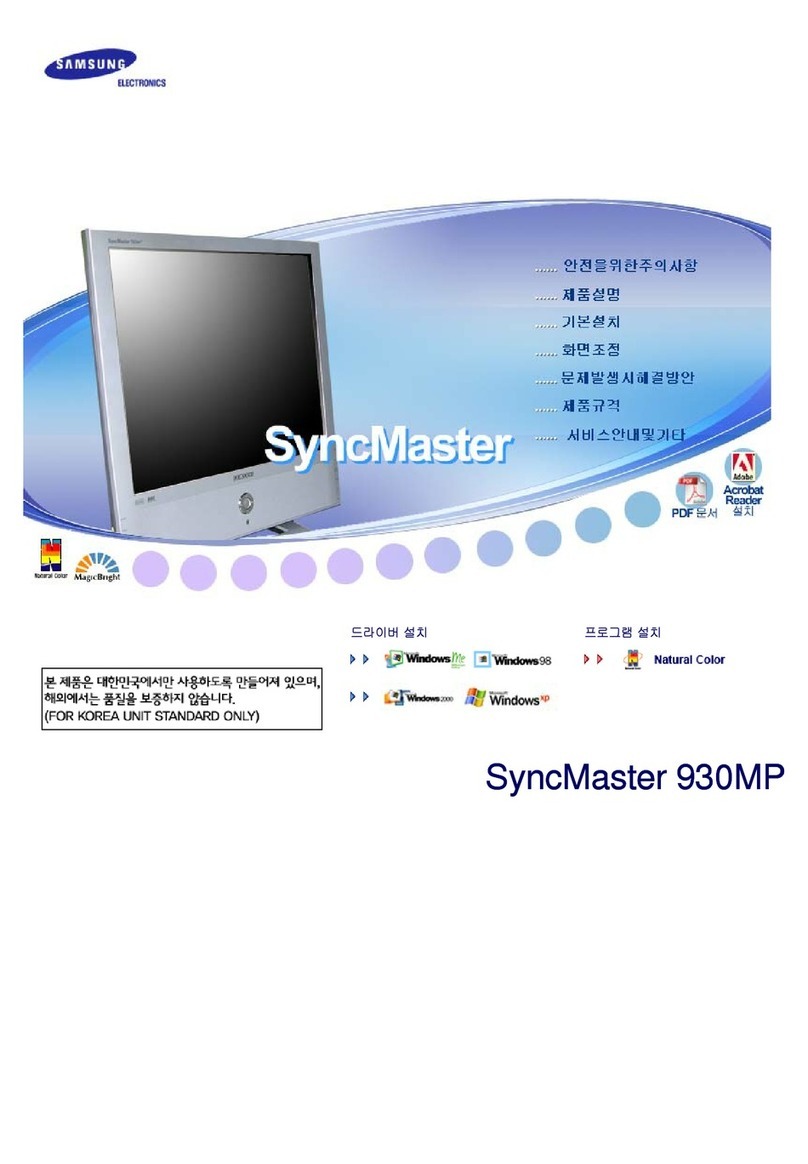 Samsung SyncMaster 930MP User manual