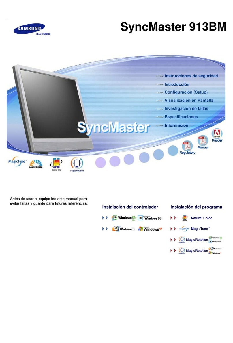 Samsung SyncMaster 913BM User manual
