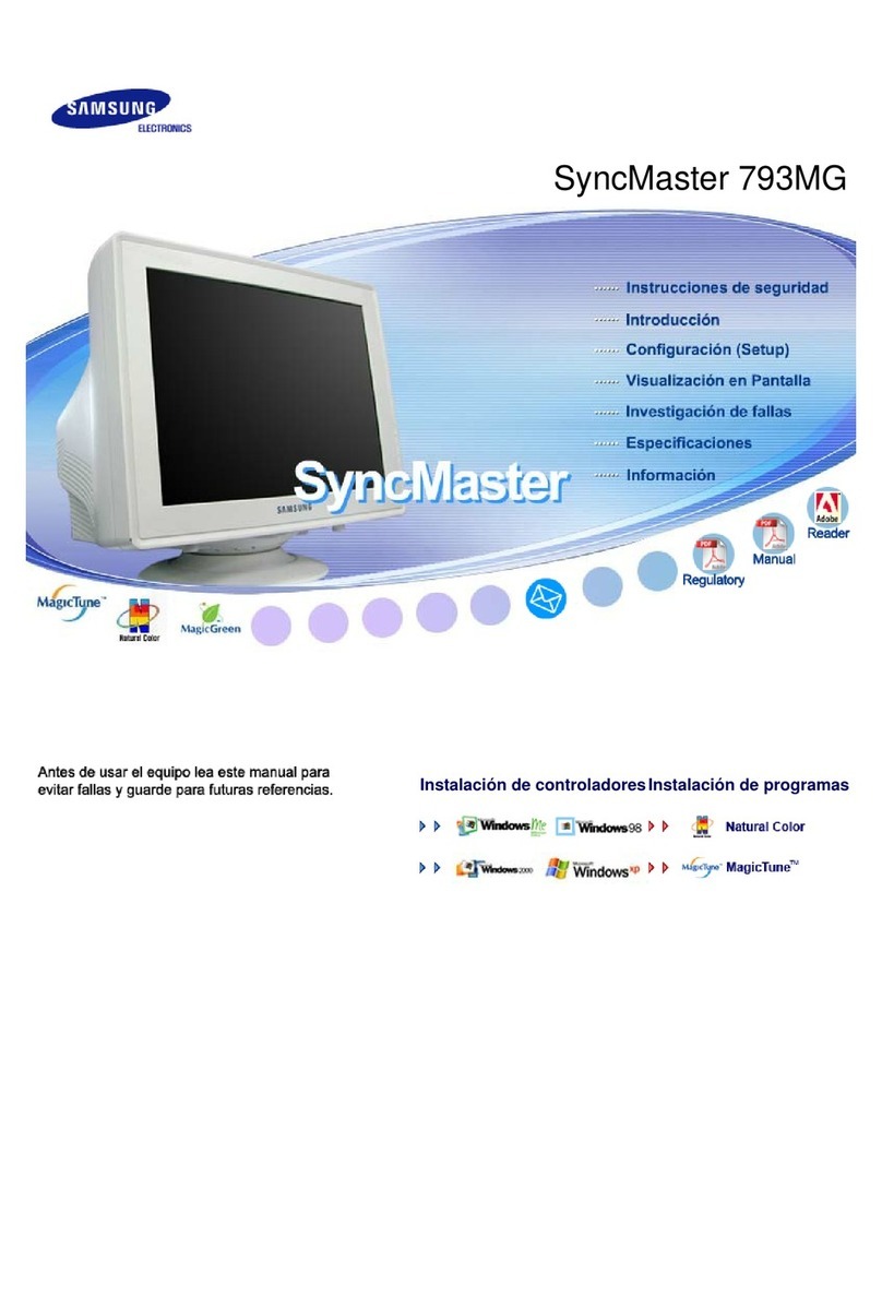 Samsung SyncMaster 793MG User manual