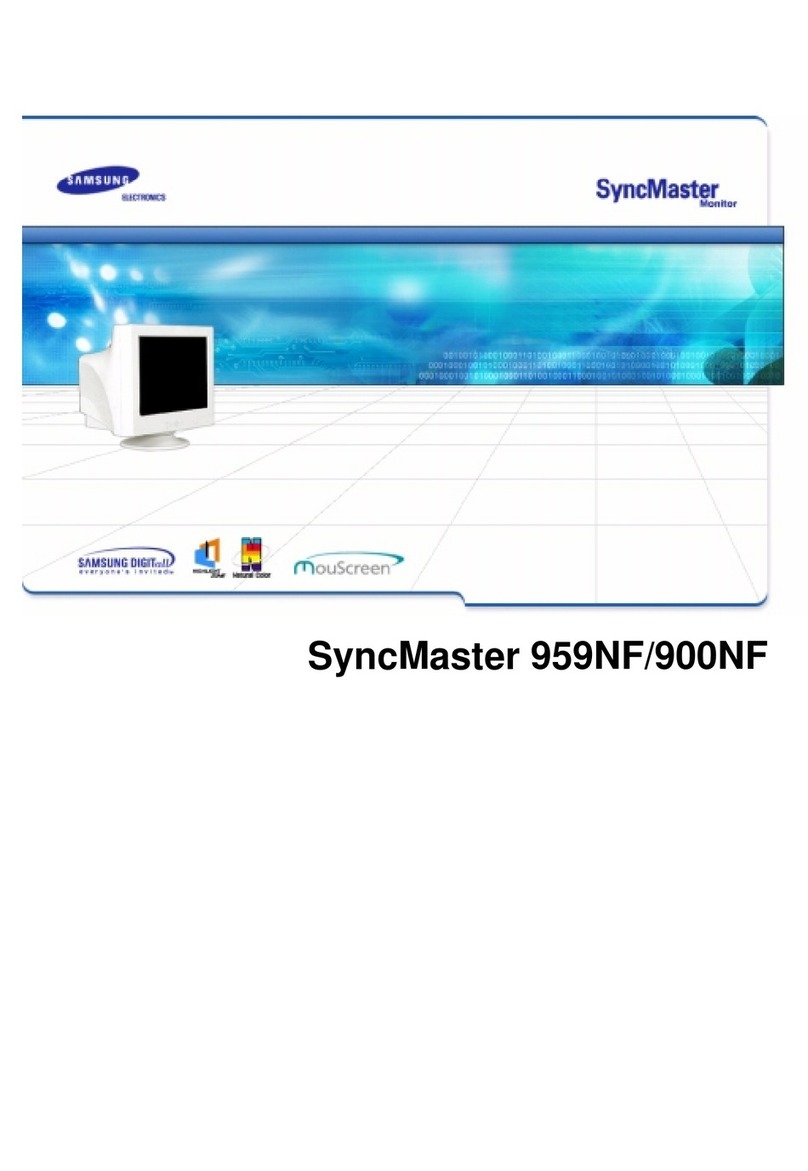 Samsung SyncMaster 900NF User guide