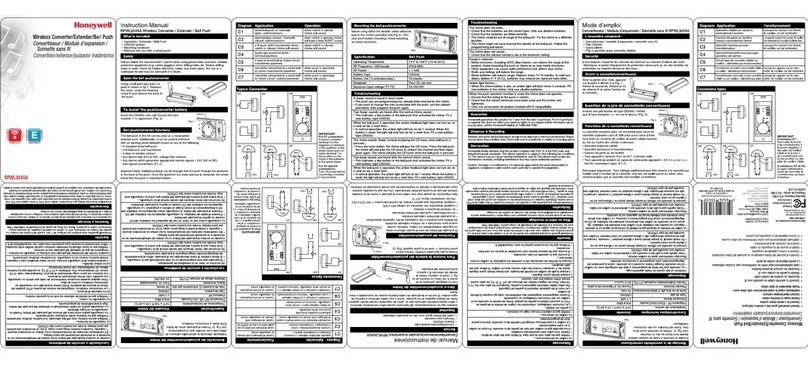 Honeywell RPWL3045A owner's manual Honeywell RPWL3045A owner's manual