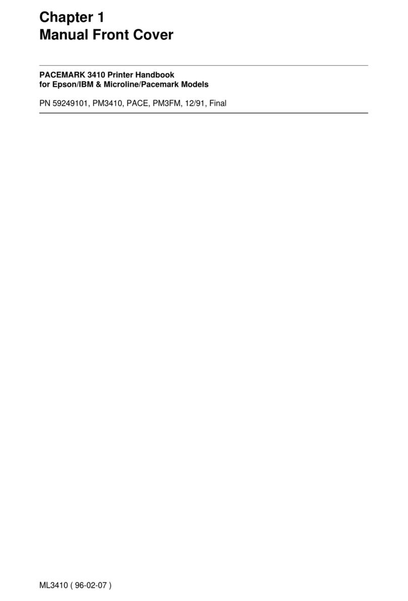 Oki ML3410 User manual