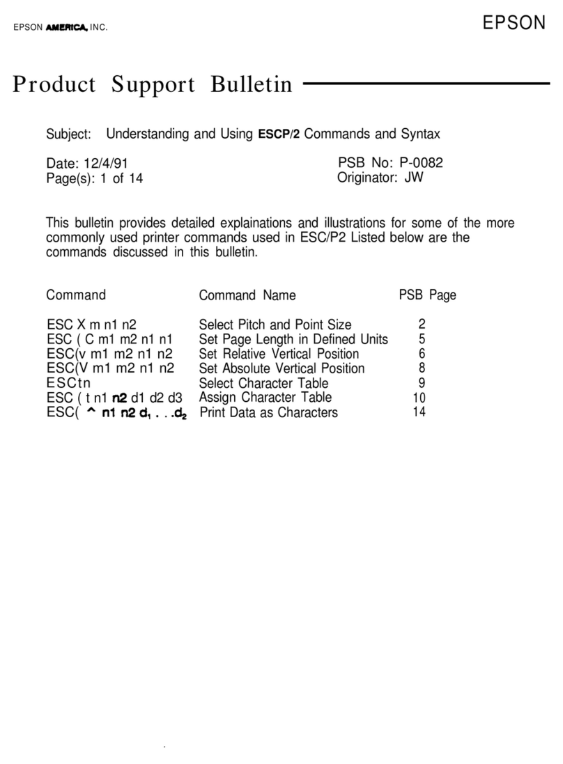 Epson C107001 - LQ 570+ B/W Dot-matrix Printer Dimensions