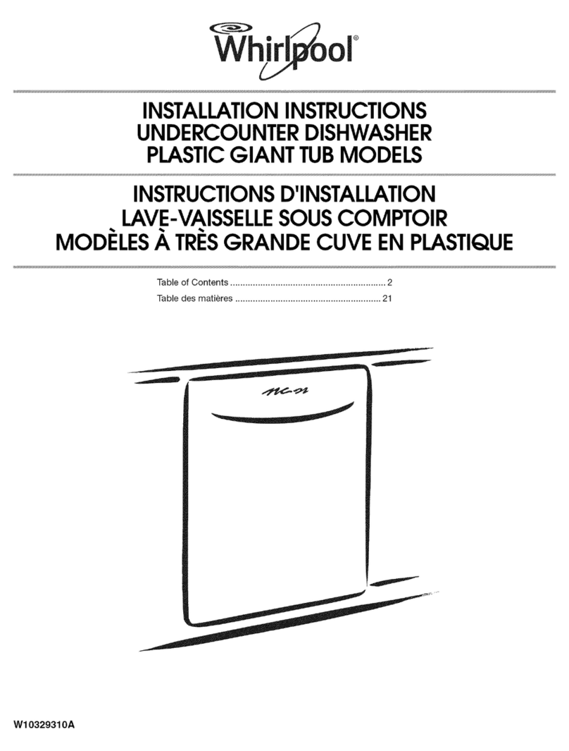 Whirlpool DU1014XTXD installation instructions