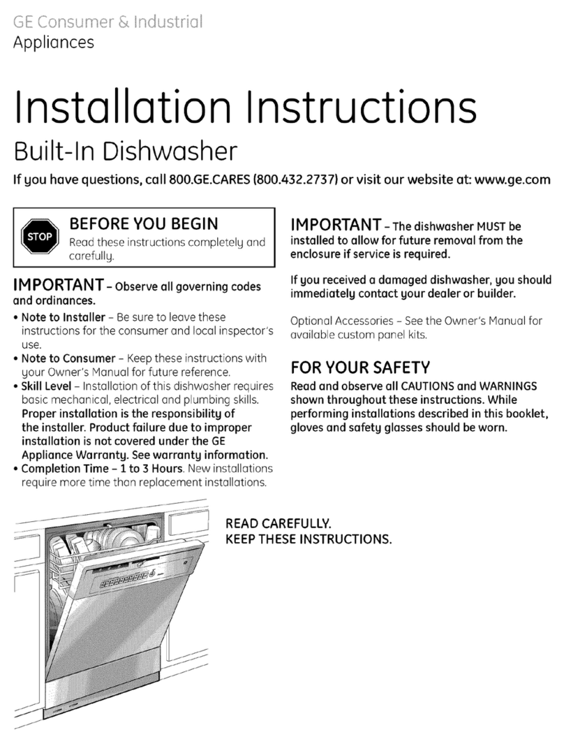 Hotpoint HDA3500NBB - Dishwasher w/ 5 Wash Cycles... User manual