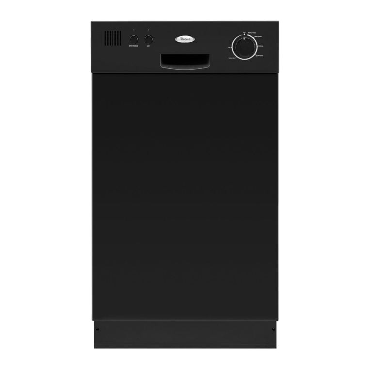 Whirlpool DU018DWTB - 35" Height 5 Cycle Built Assembly instructions