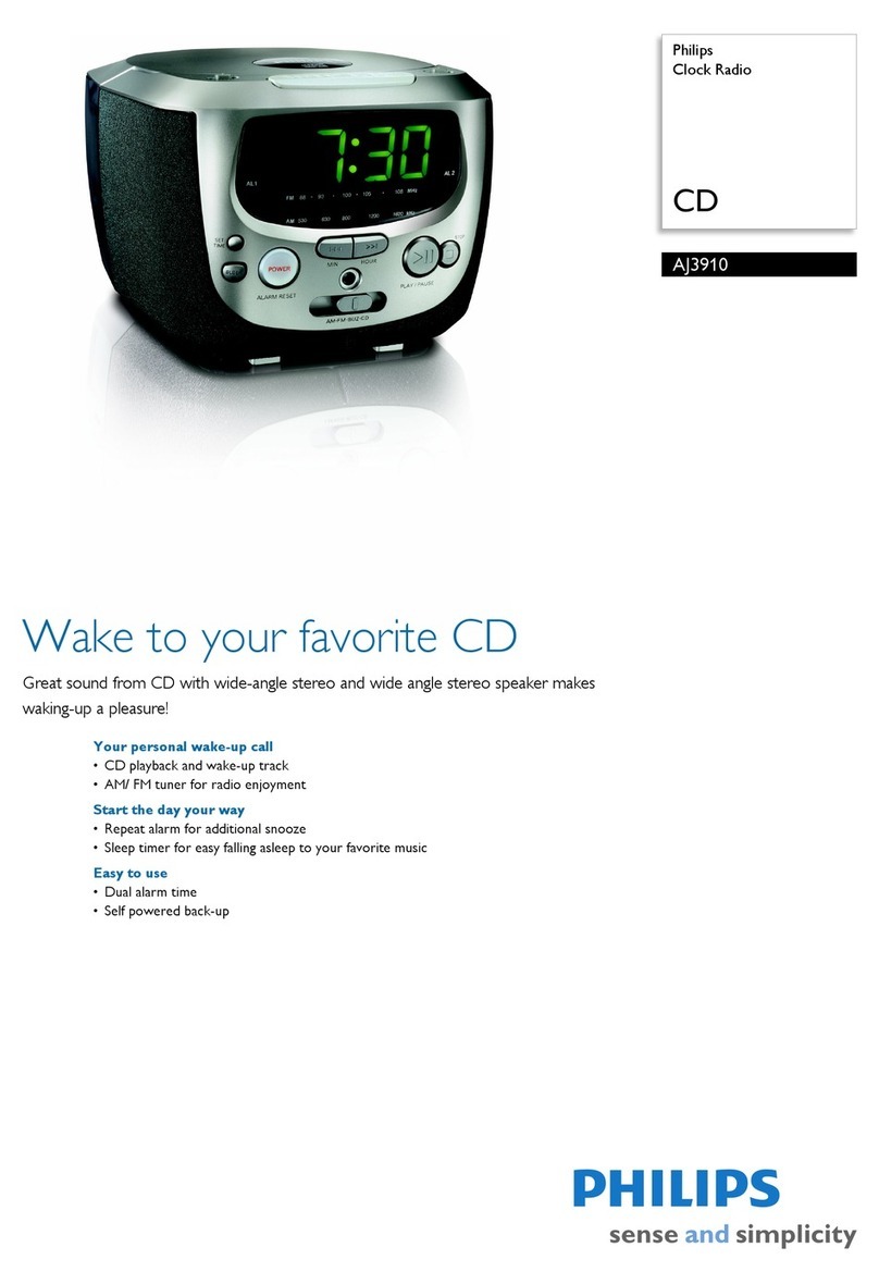 Philips AJ3910 Specifications