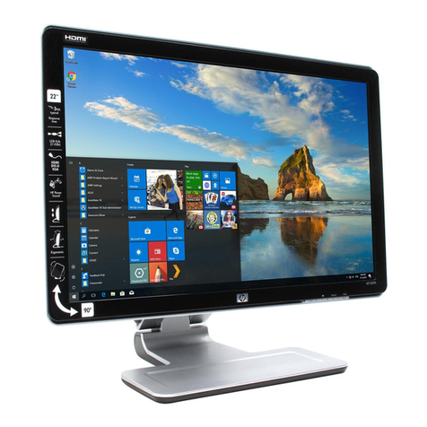 HP 2009m - 20" LCD Monitor User manual HP 2009m - 20" LCD Monitor User manual