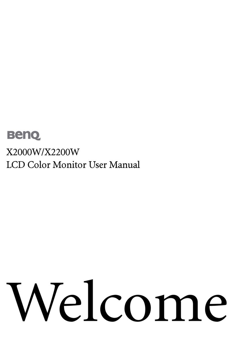 BenQ X2200W User manual