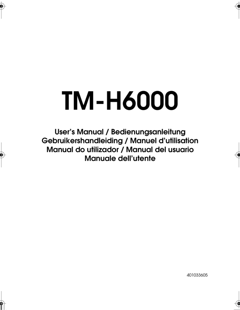 Epson C284999 - TM H6000P B/W Direct Thermal User manual