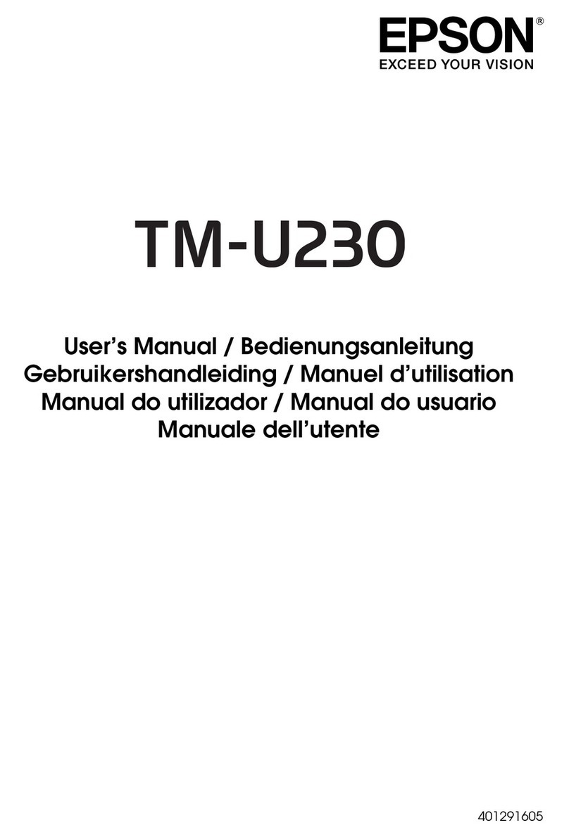 Epson C31C391A8770 - TM U230P Two-color Dot-matrix... User manual