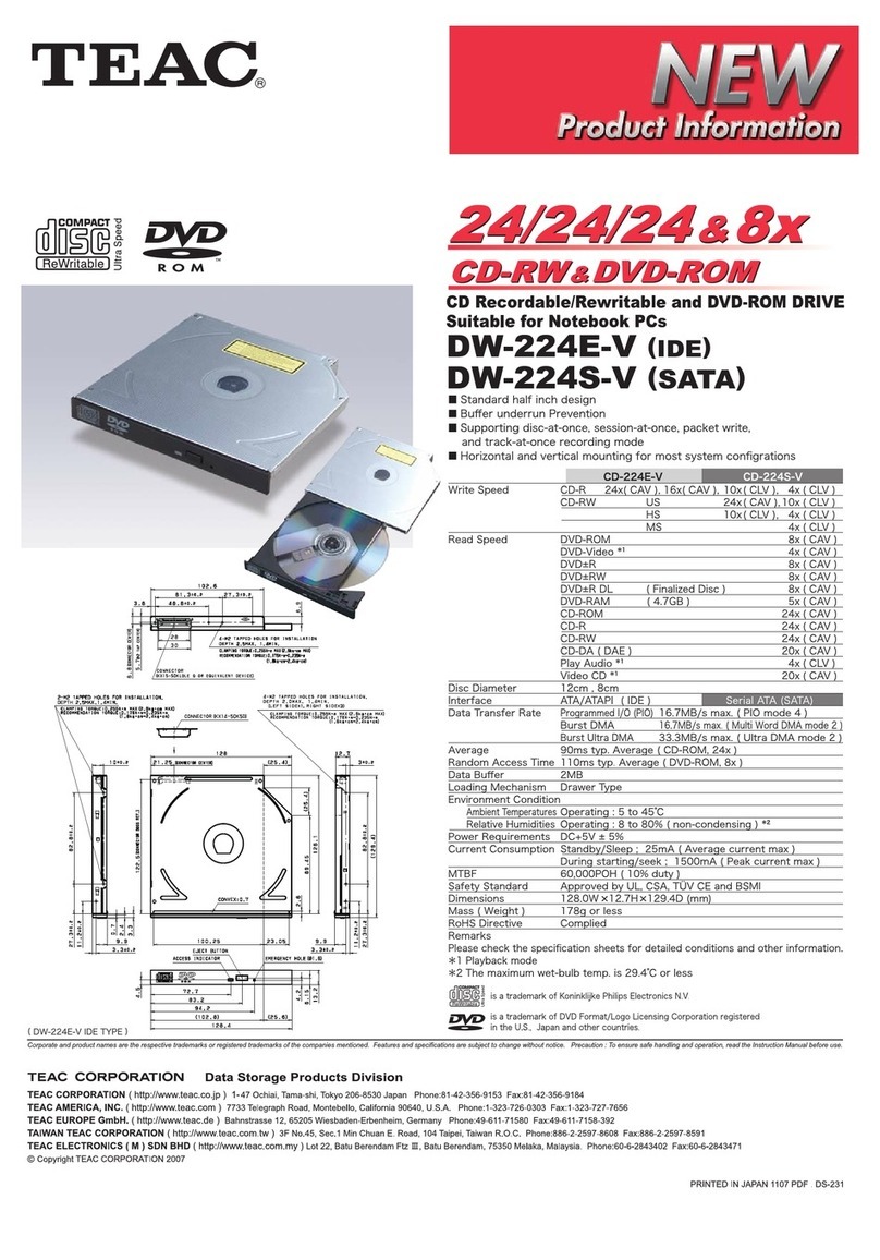 Teac DW-224E-V Product information
