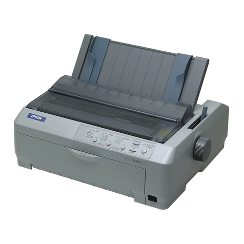 Epson FX 890 - B/W Dot-matrix Printer User manual