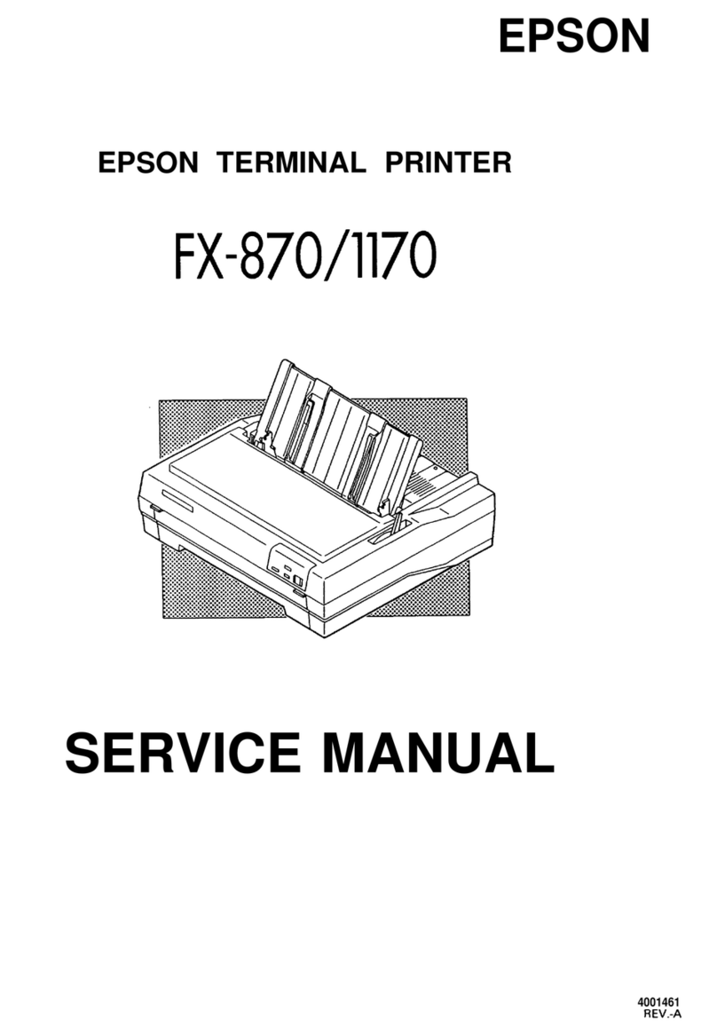 Epson FX 1170 - B/W Dot-matrix Printer User manual