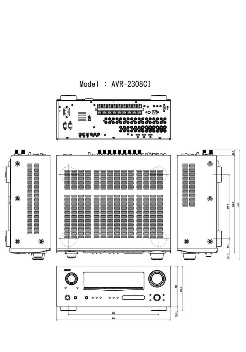 Denon AVR 2308CI - AV Receiver User guide