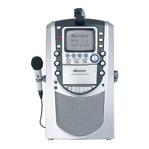 Memorex MKS8582 - MKS 8582 Karaoke System User manual