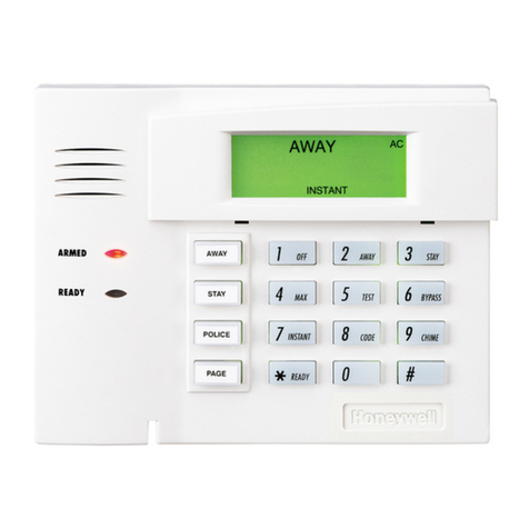 Honeywell 6150RF - Ademco Deluxe Fixed Keypad/Receiver User manual