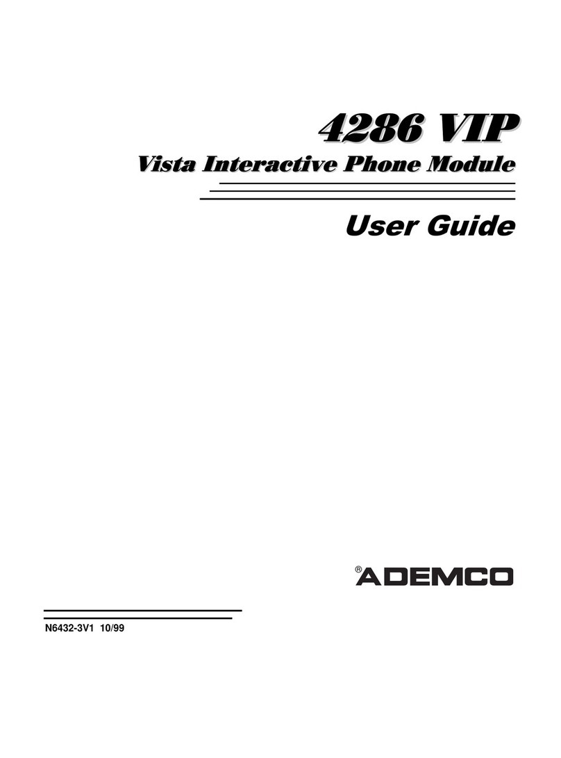 ADEMCO 4286 - Ademco Phone Module User manual