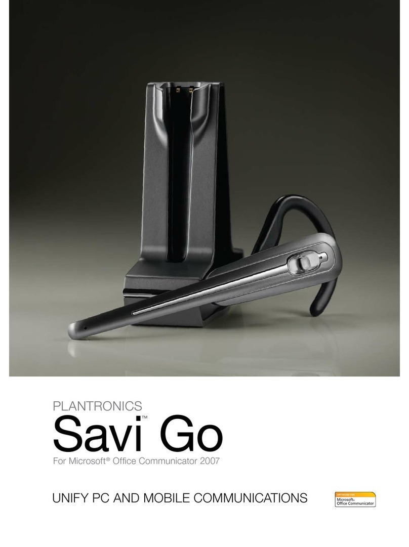 Plantronics Savi Go Dimensions Plantronics Savi Go Dimensions