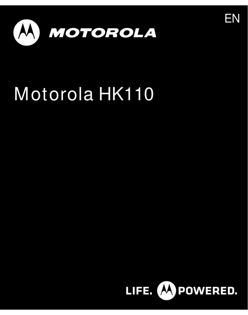 Motorola HK110 Getting started guide
