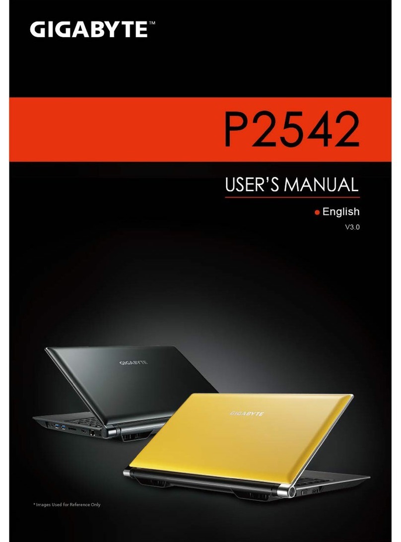 Gigabyte P2542F User manual Gigabyte P2542F User manual