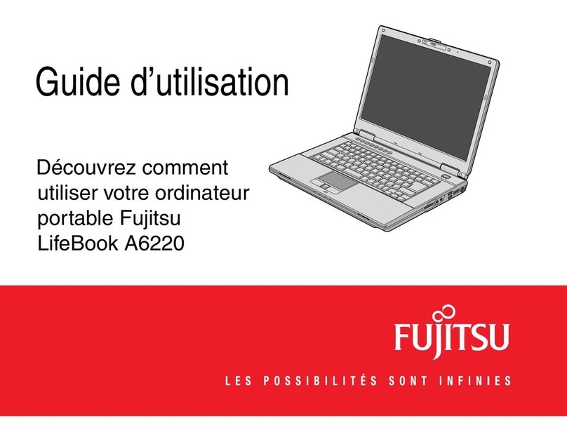 Fujitsu A6220 - LifeBook - Core 2 Duo 2.13 GHz Guide d'utilisation