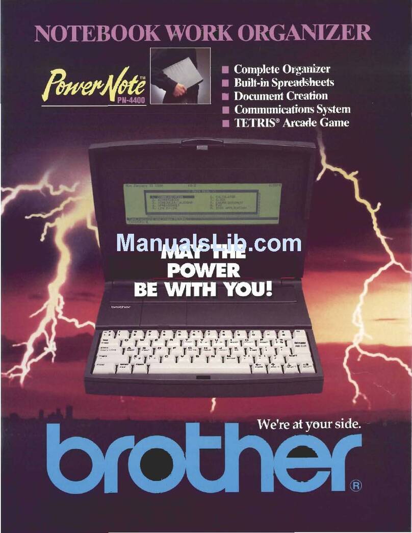 Brother PowerNote PN-4400 Specifications