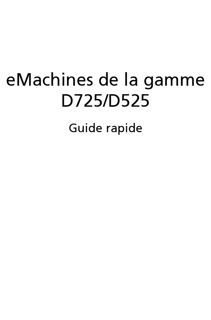 eMachines D525 Series User manual eMachines D525 Series User manual