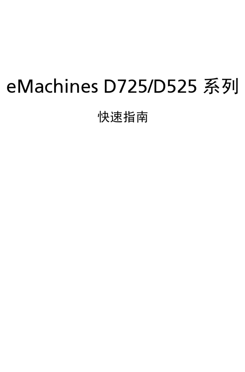 eMachines D525 Series User manual eMachines D525 Series User manual
