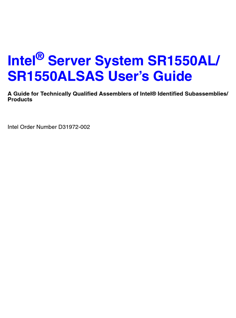 Intel SR1550AL - Server System - 0 MB RAM User manual
