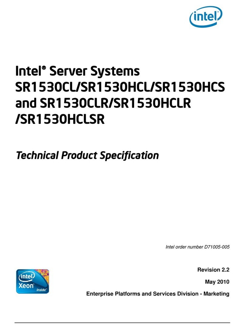Intel SR1530CLR - Server System - 0 MB RAM User manual