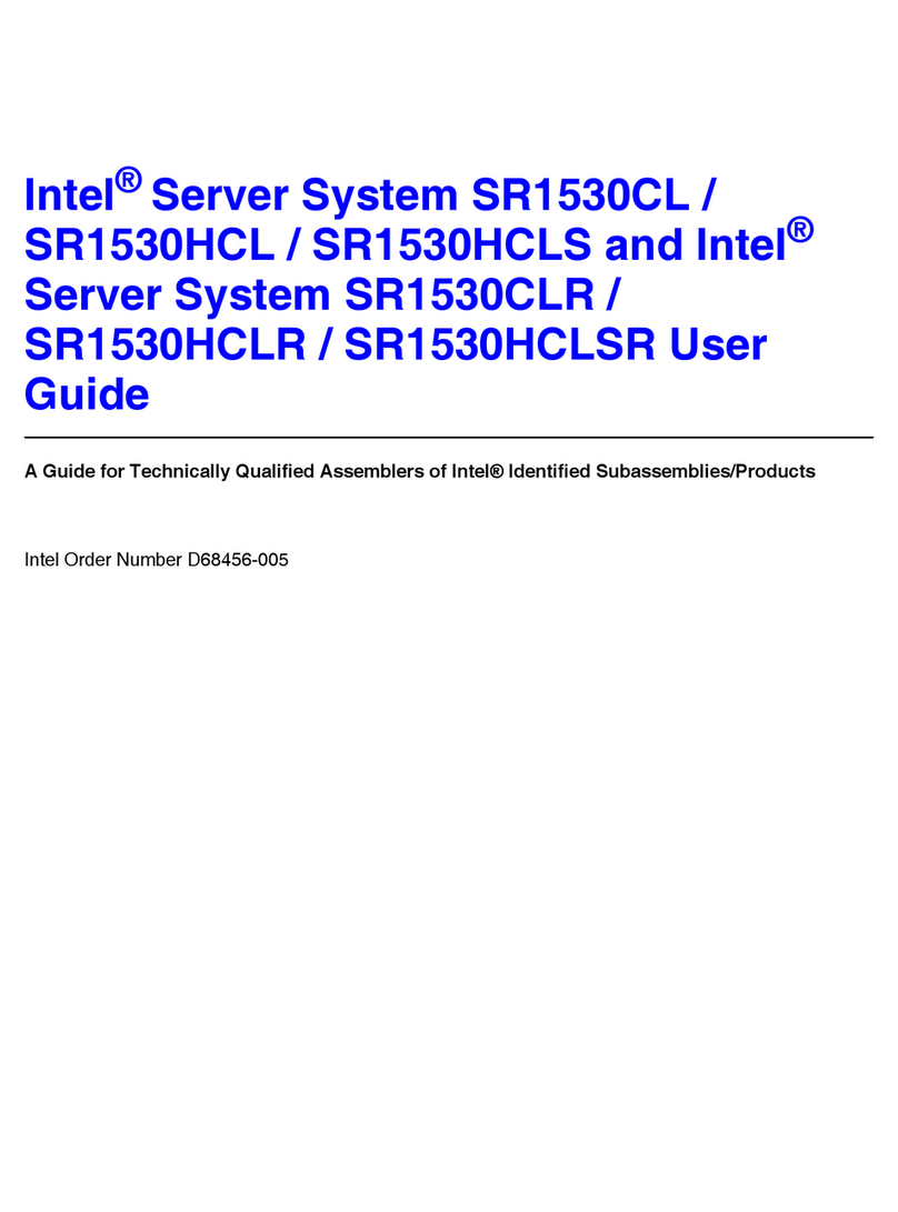 Intel SR1530CL - Server System - 0 MB RAM User manual