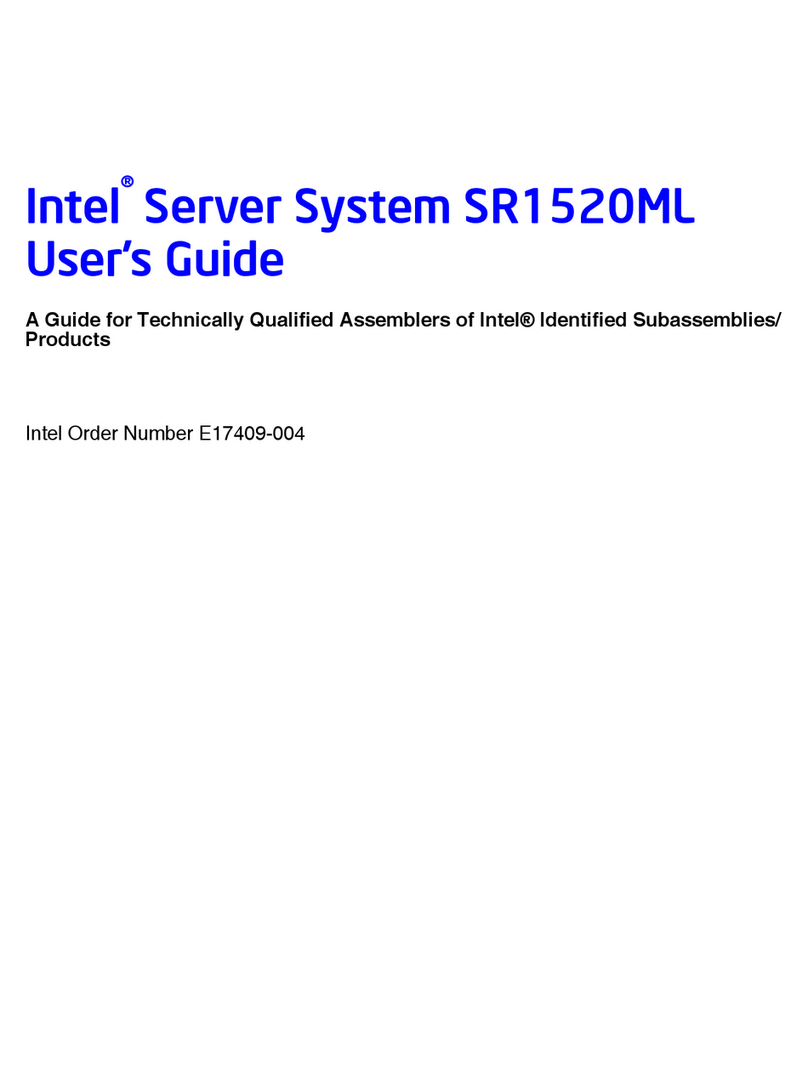 Intel SR1520ML - Server System - 0 MB RAM User manual