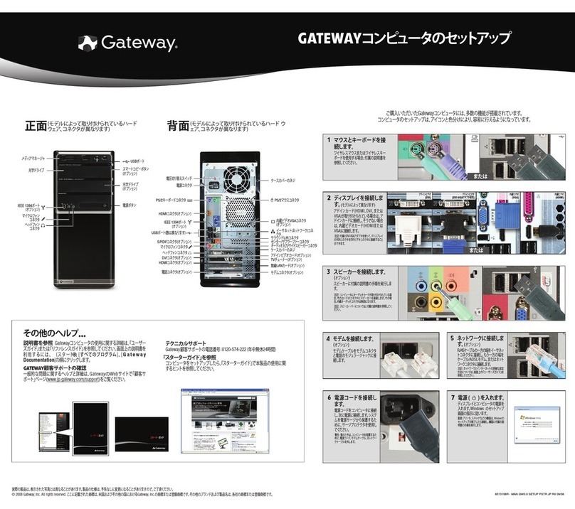 Gateway DX4200-JB001A User manual