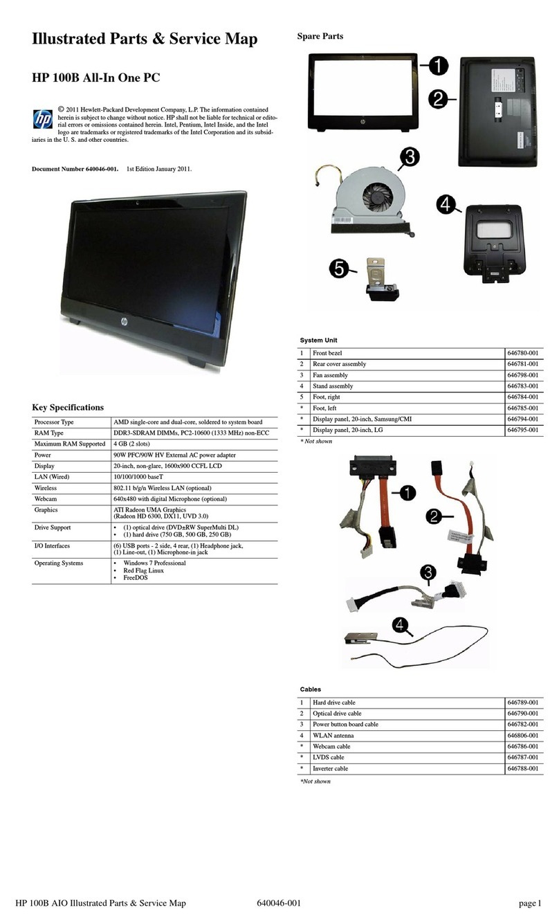 HP 100B - All-in-One PC Setup guide