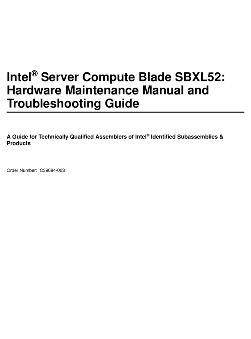 Intel SBXL52 - Server Compute Blade Owner's manual