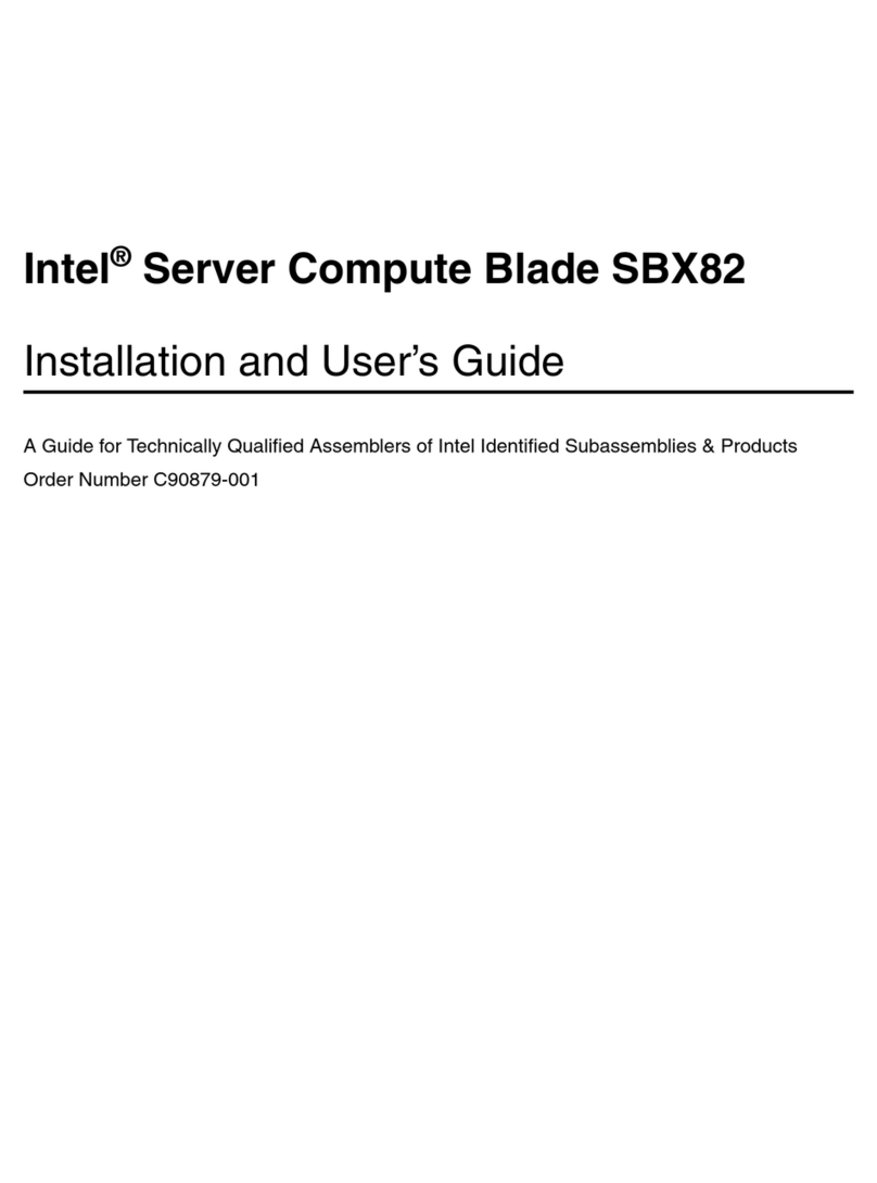 Intel SBX82 - Server Compute Blade User manual