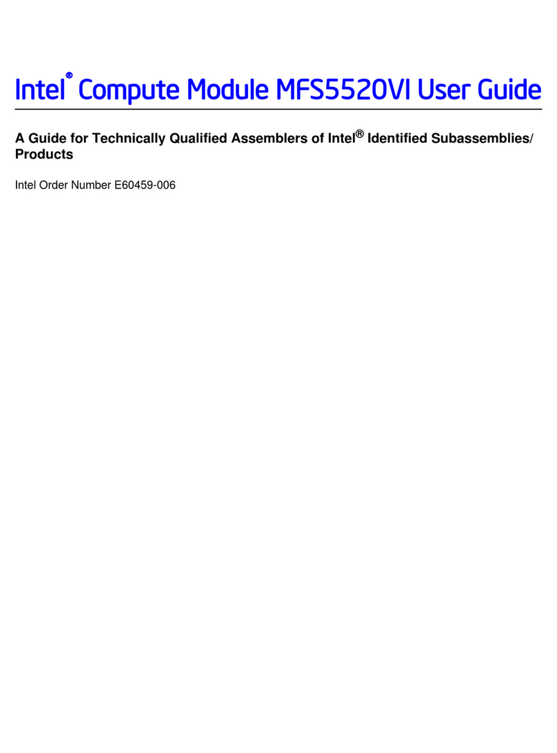 Intel MFS5520VI - Multi-Flex Server Compute Module User manual