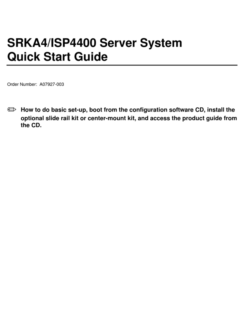 Intel ISP4400 - Server Platform - 0 MB RAM User manual
