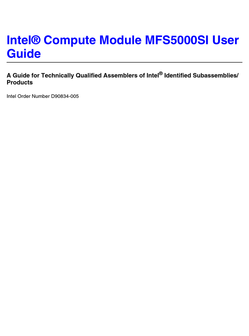 Intel MFS5000SI - Multi-Flex Server Compute Module User manual