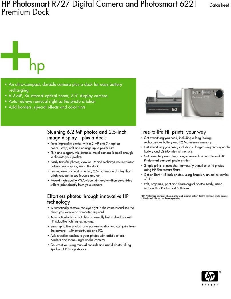 HP PhotoSmart R727 User manual