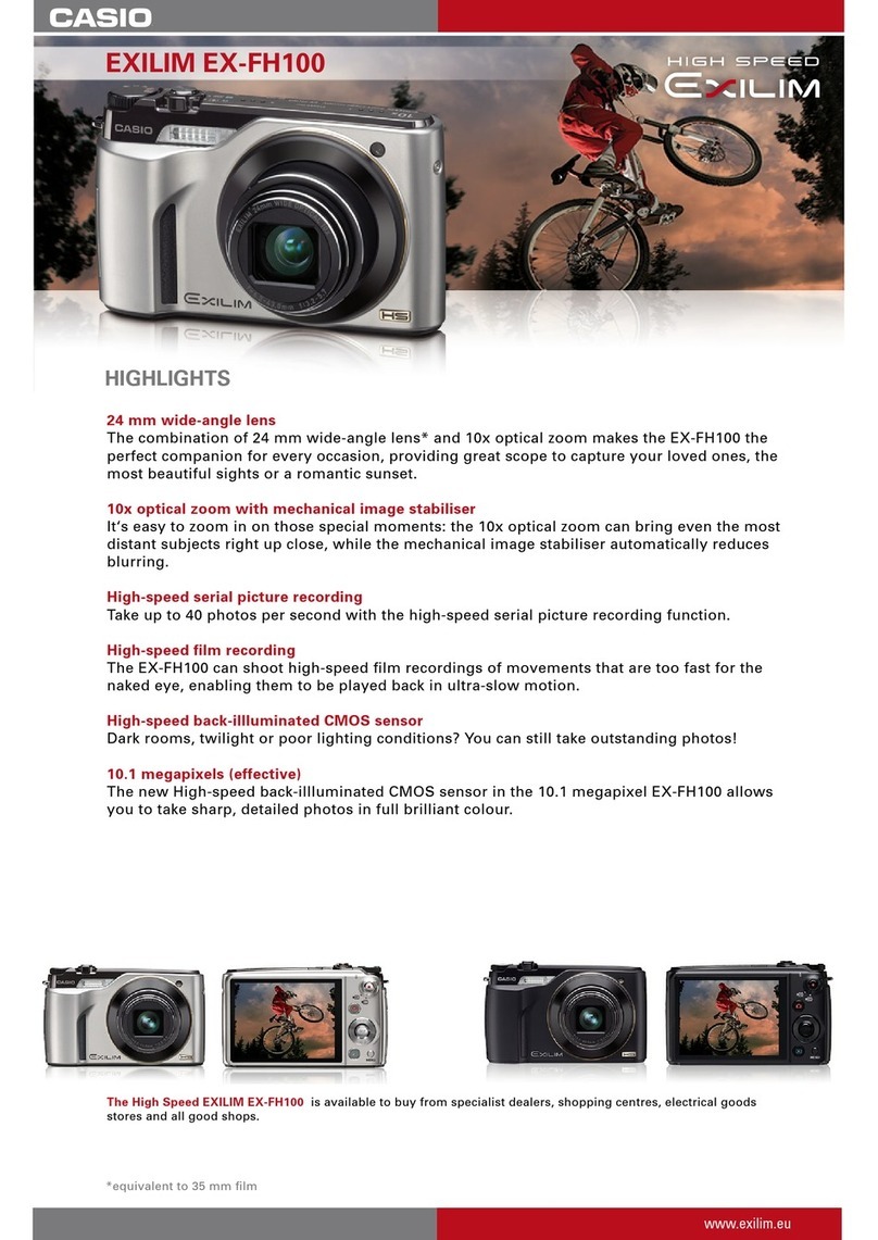Casio EX-FH100BK User manual