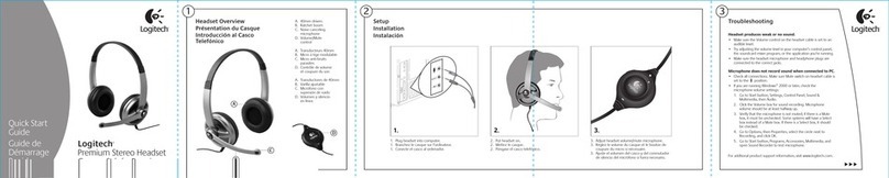 Logitech Premium Notebook Headset User manual