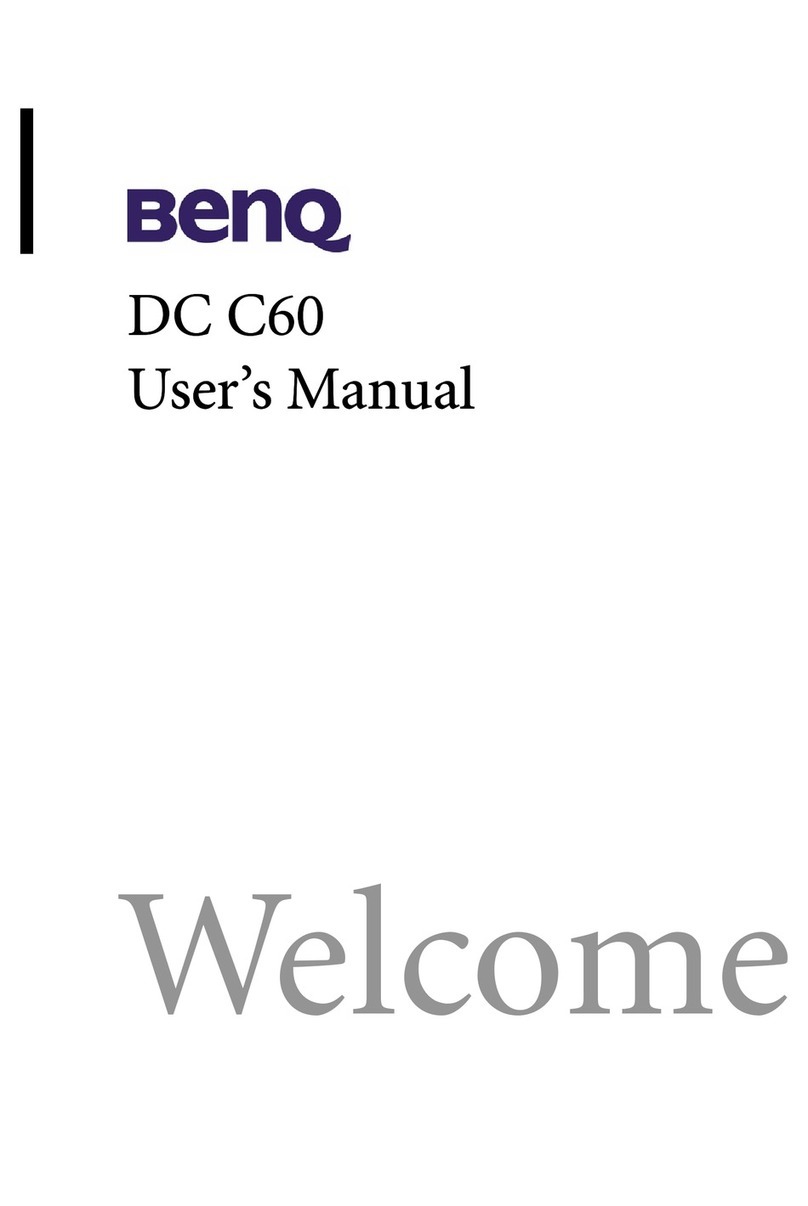 BenQ DC C60 - Digital Camera - 6.0 Megapixel User manual BenQ DC C60 - Digital Camera - 6.0 Megapixel User manual