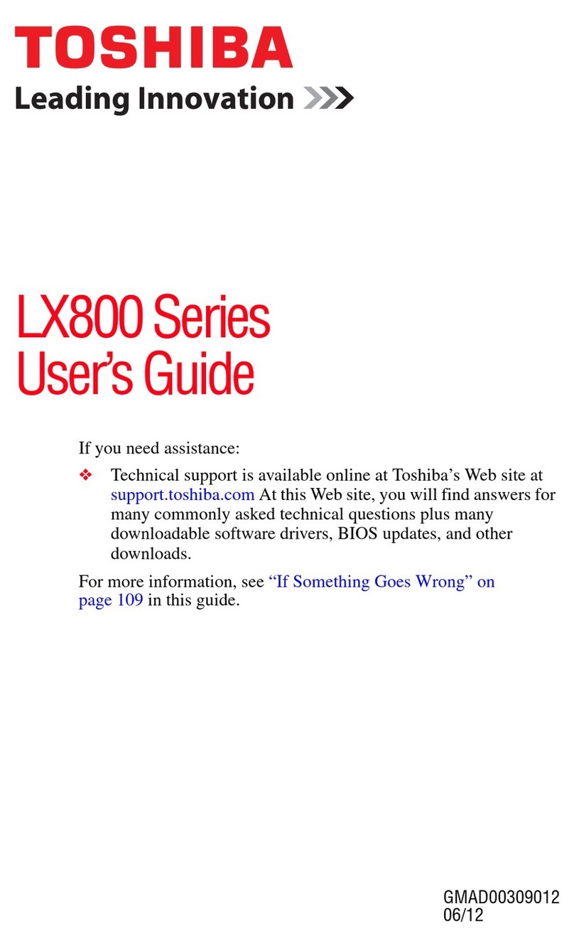 Toshiba LX815-D1210 user guide