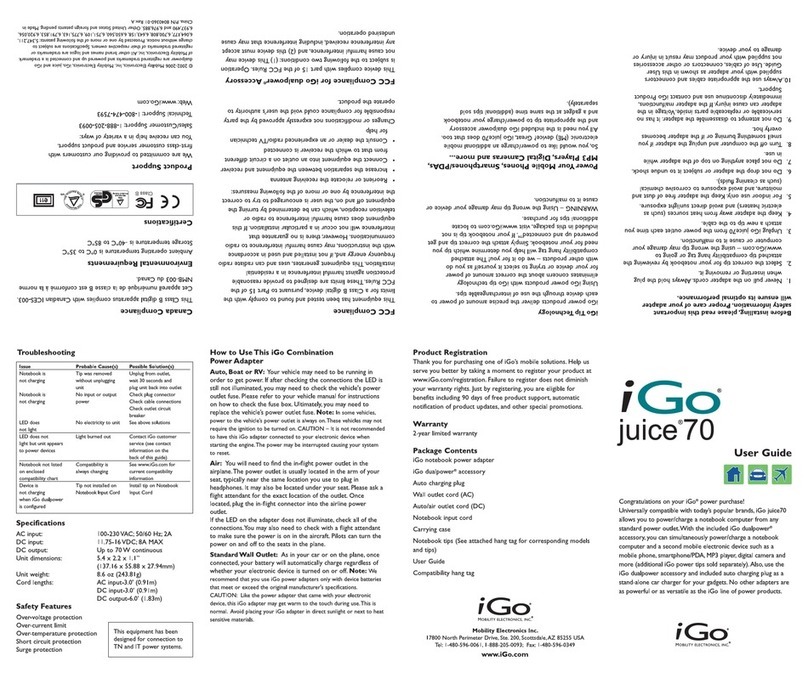 I-GO JUICE 70 quick guide