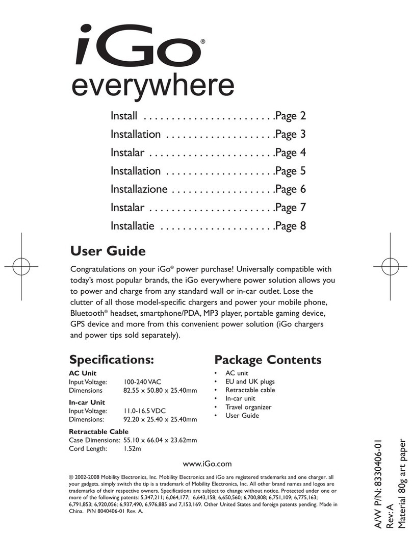 I-GO EVERYWHERE CHARGER User manual